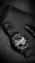 Load image into Gallery viewer, Forsining 208S Men&#39;s Leather Waterproof Watch
