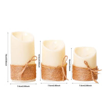 Load image into Gallery viewer, 3Pcs Flameless Led Candle with Remote and Timer Candles
