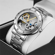 Load image into Gallery viewer, Forsining 208S Men&#39;s Leather Waterproof Watch
