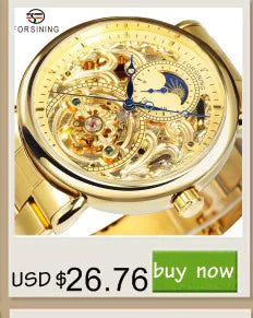 Forsining 208S Men's Leather Waterproof Watch