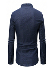 Load image into Gallery viewer, Blue Long-sleeved Shirt
