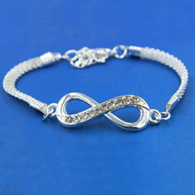 Load image into Gallery viewer, Rhinestone Infinity Bracelet
