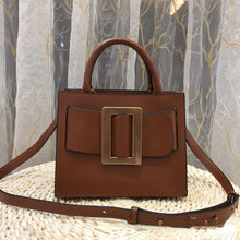 Load image into Gallery viewer, Handbags for Women 2022 Designer Luxury Genuine Leather Metal Square Buckle Shoulder Crossbody Bag Fashion Top Quality Tote Bag

