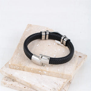 Norse Rune Hrungnir's Heart Genuine Leather Bracelet