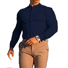 Load image into Gallery viewer, Men&#39;s Casual Slim Fit Dress Shirt
