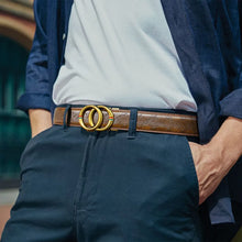Load image into Gallery viewer, Classic Retro Double Loop Belt
