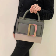 Load image into Gallery viewer, Handbags for Women 2022 Designer Luxury Genuine Leather Metal Square Buckle Shoulder Crossbody Bag Fashion Top Quality Tote Bag
