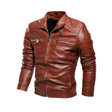 Load image into Gallery viewer, Men Leather Jacket
