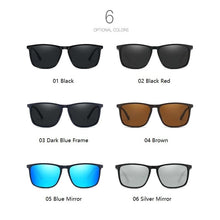Load image into Gallery viewer, Luxury Square Vintage Polarized Sunglasses
