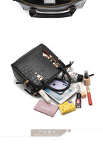 Load image into Gallery viewer, Crocodile Pattern Crossbody Bag
