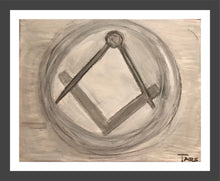 Load image into Gallery viewer, Square and Compass
